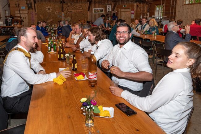 Tolle Stimmung herrschte nach dem Fotoshooting für den Musiktag 2023