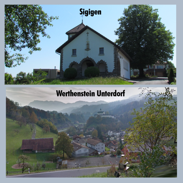 Sigigen und Werthenstein Unterdorf sind Ortsteile