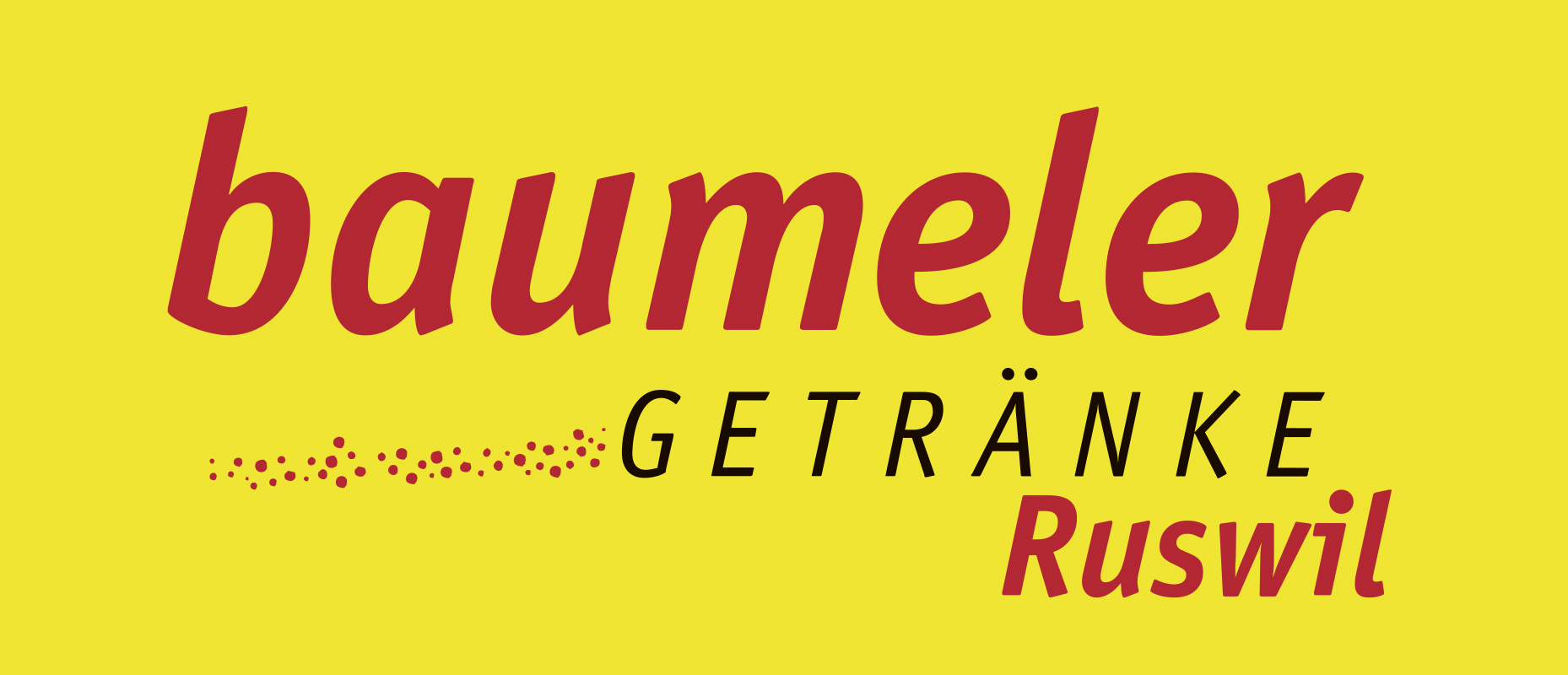 Haupt-Sponsoren: Baumeler Getränke Ruswil am Musiktag Ruswil