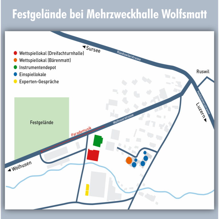 Festgelände Musiktag 2023