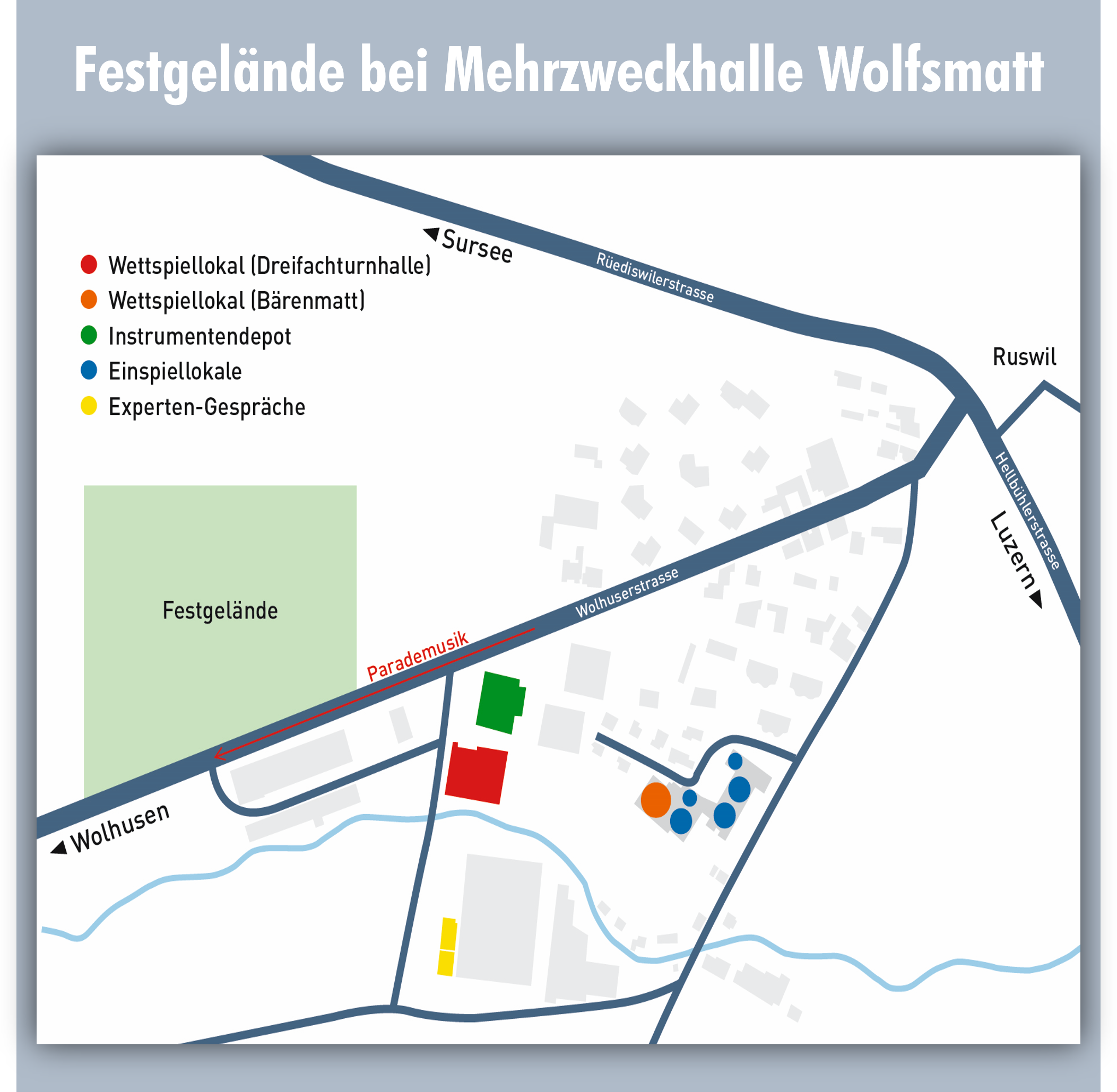 Festgelände Musiktag 2023