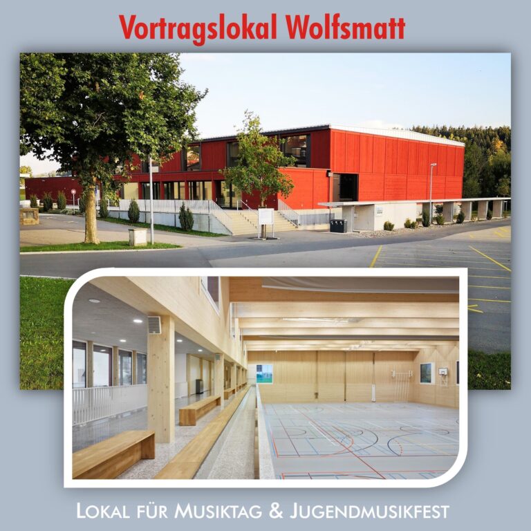 Vortragslokal Wolfsmatt am Musiktag Ruswil