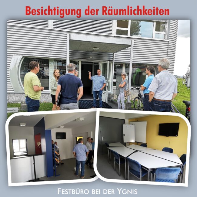 Festbüro in der Ygnis des Musiktag Ruswil