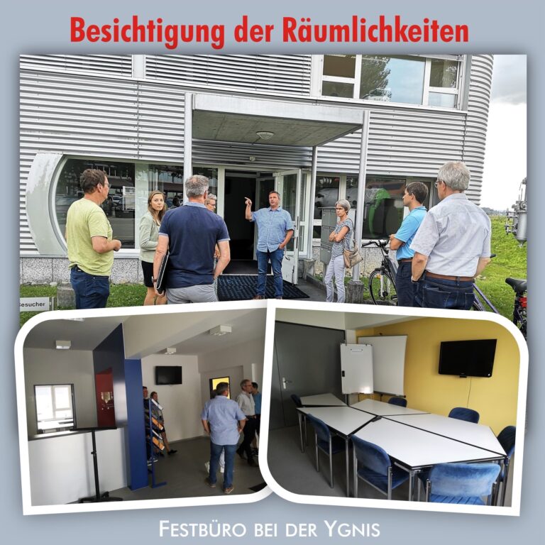 Festbüro in der Ygnis des Musiktag Ruswil