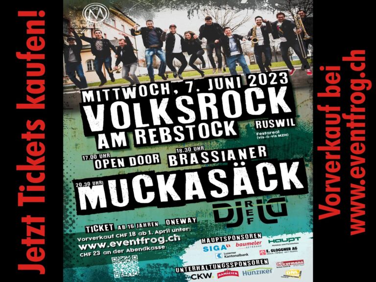 Jetzt Ticket kaufen für Volksrock am Rebstock - die Party für Jung und alt