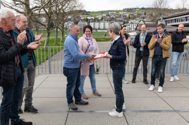 Einen besonderen Dank geht an Sandra & Sepp Wangler für das Land des Festgeländes für den Musiktag Ruswil. (Foto von Stefan Dubach, Skyworks.ch)