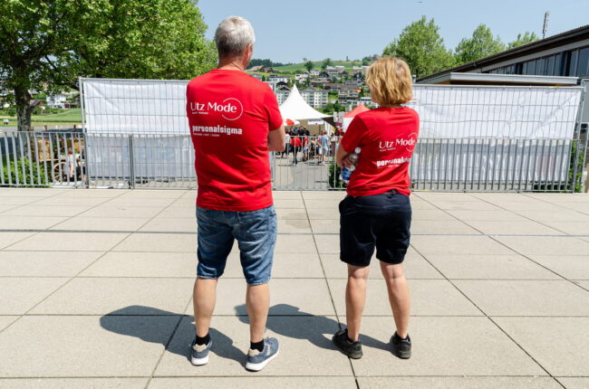 Helferinnen und Helfer am Luzerner Kantonal Musiktag Ruswil