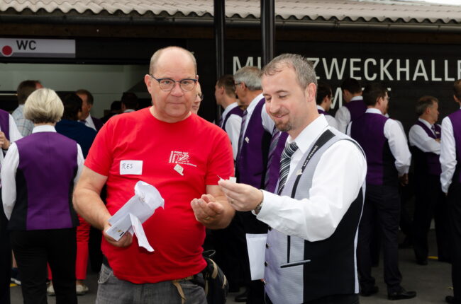 Helferinnen und Helfer am Luzerner Kantonal Musiktag Ruswil