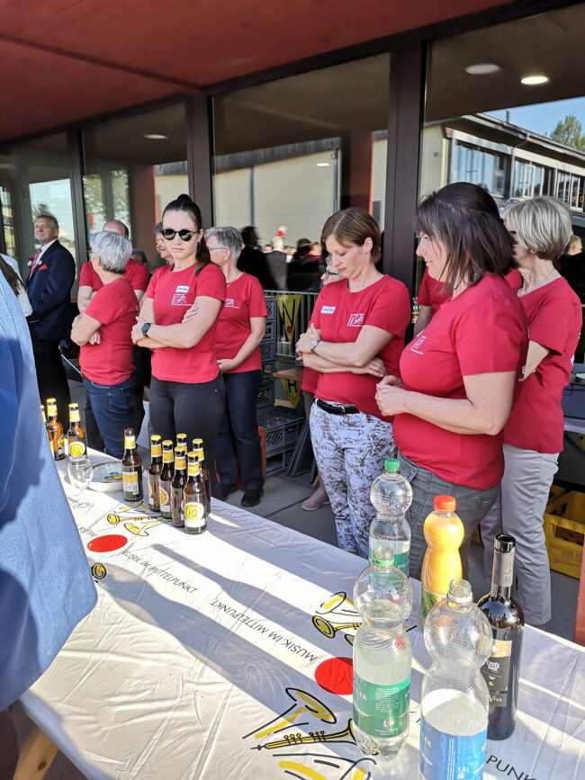 Helferinnen und Helfer am Luzerner Kantonal Musiktag Ruswil