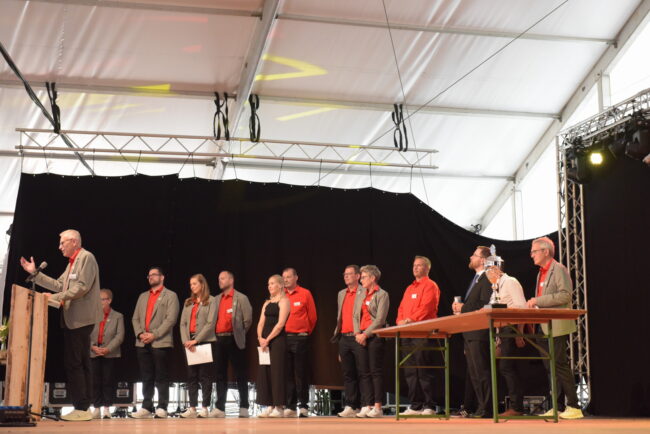 Helferinnen und Helfer am Luzerner Kantonal Musiktag Ruswil