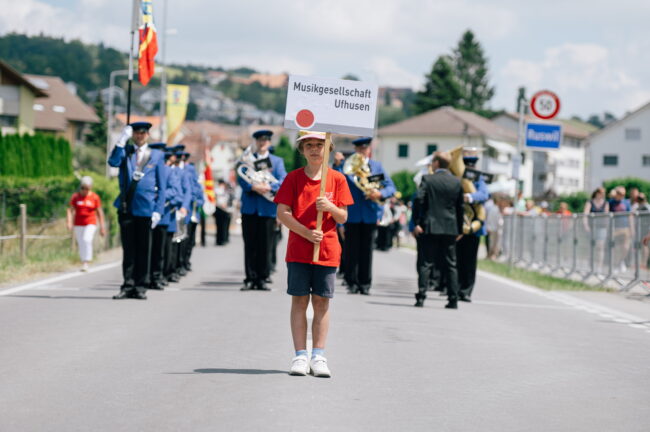 Helferinnen und Helfer am Luzerner Kantonal Musiktag Ruswil