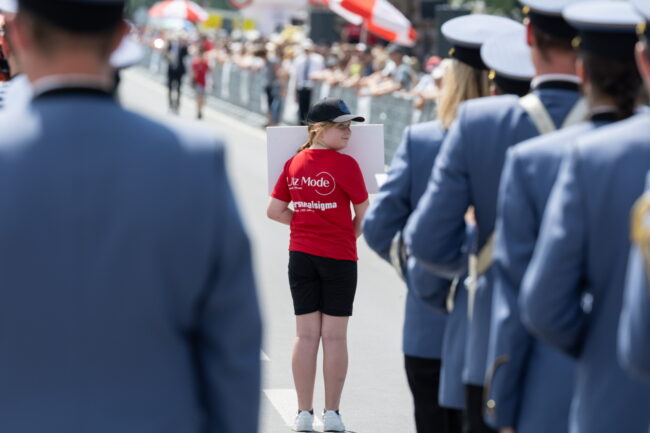 Helferinnen und Helfer am Luzerner Kantonal Musiktag Ruswil