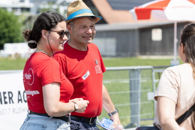 Helferinnen und Helfer am Luzerner Kantonal Musiktag Ruswil