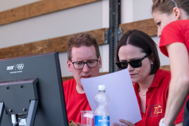 Helferinnen und Helfer am Luzerner Kantonal Musiktag Ruswil