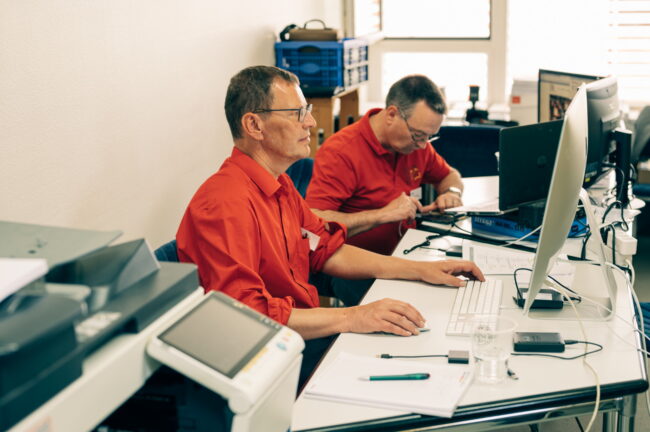 Helferinnen und Helfer am Luzerner Kantonal Musiktag Ruswil