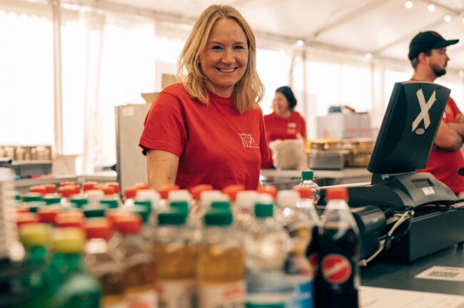 Helferinnen und Helfer am Luzerner Kantonal Musiktag Ruswil