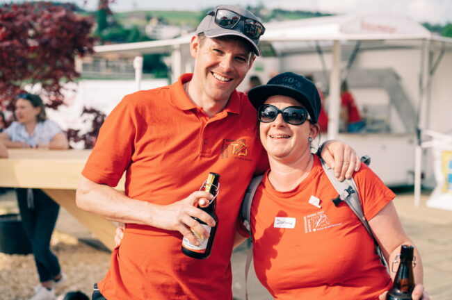 Helferinnen und Helfer am Luzerner Kantonal Musiktag Ruswil