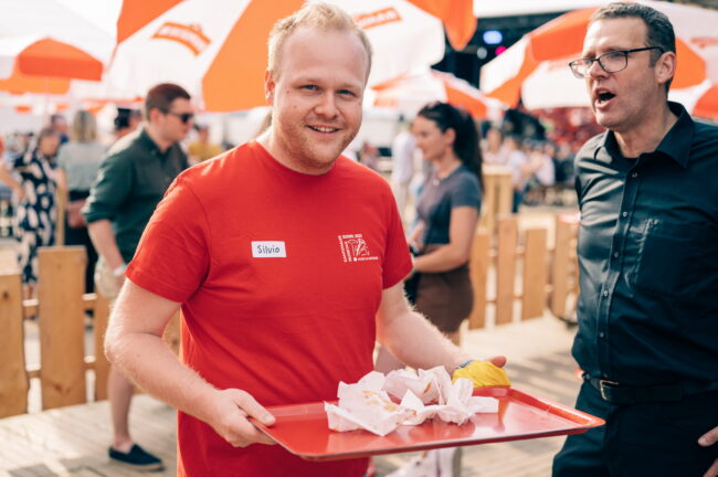 Helferinnen und Helfer am Luzerner Kantonal Musiktag Ruswil