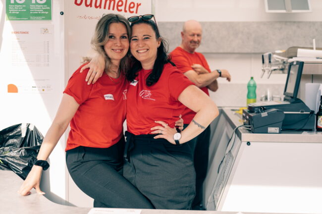 Helferinnen und Helfer am Luzerner Kantonal Musiktag Ruswil