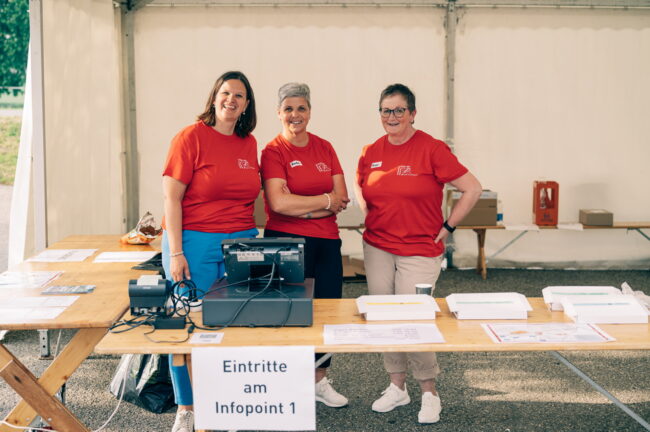 Helferinnen und Helfer am Luzerner Kantonal Musiktag Ruswil