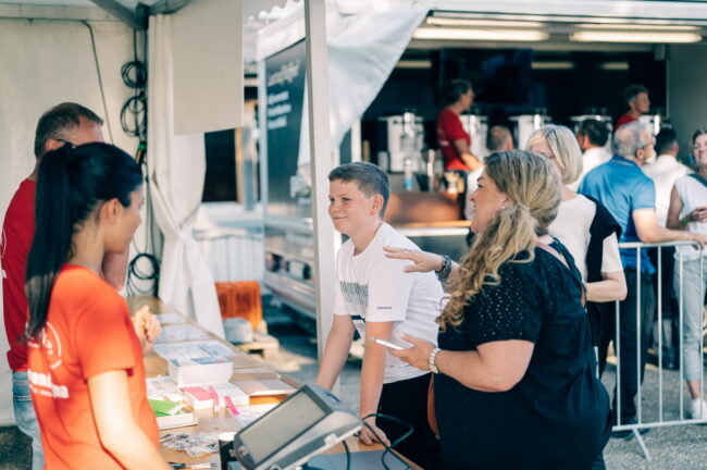 Helferinnen und Helfer am Luzerner Kantonal Musiktag Ruswil