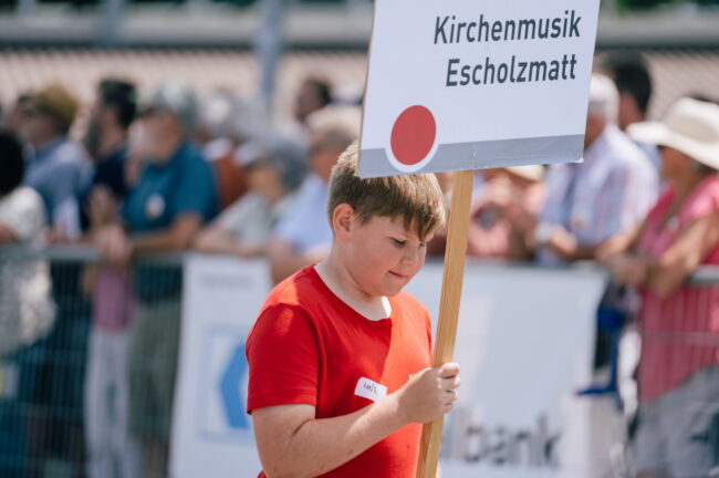 Helferinnen und Helfer am Luzerner Kantonal Musiktag Ruswil
