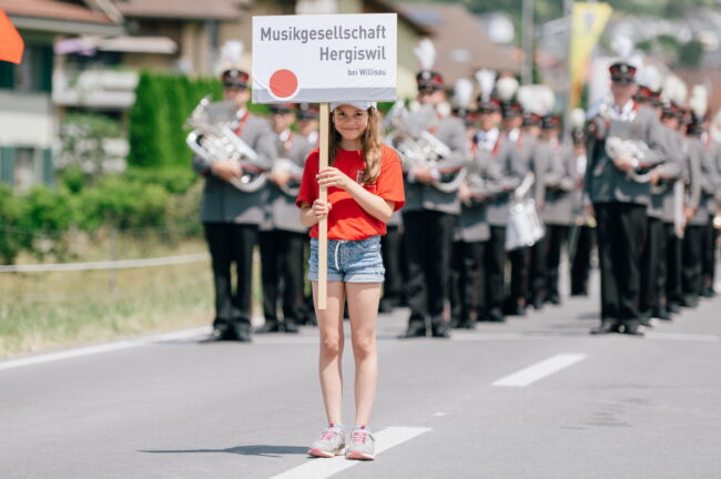 Helferinnen und Helfer am Luzerner Kantonal Musiktag Ruswil