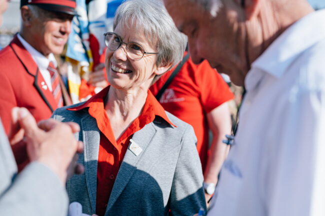 Helferinnen und Helfer am Luzerner Kantonal Musiktag Ruswil
