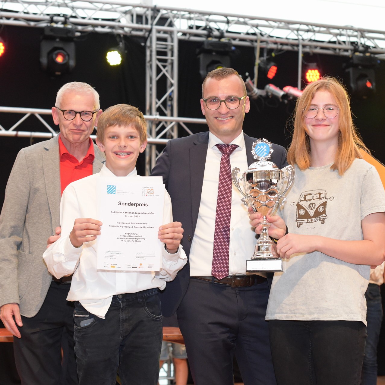 Rangverkündigung Luzerner Jugendmusikfest 2023 - Musiktag Ruswil