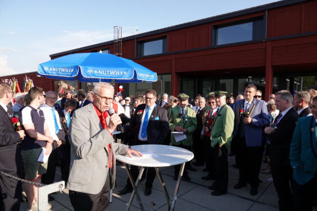 Veteranenehrung des LKBV am Luzerner Kantonal Musiktag Ruswil