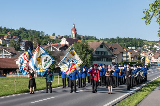 Veteranenehrung des LKBV am Luzerner Kantonal Musiktag Ruswil