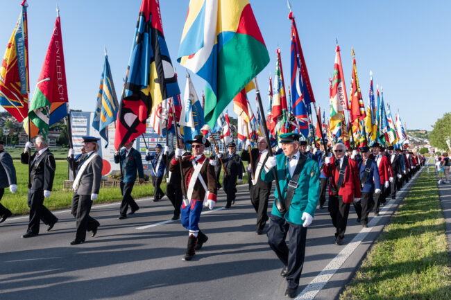 Veteranenehrung des LKBV am Luzerner Kantonal Musiktag Ruswil