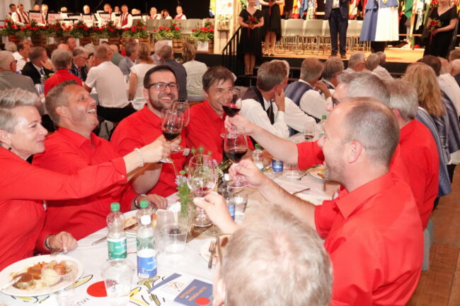 Veteranenehrung des LKBV am Luzerner Kantonal Musiktag Ruswil