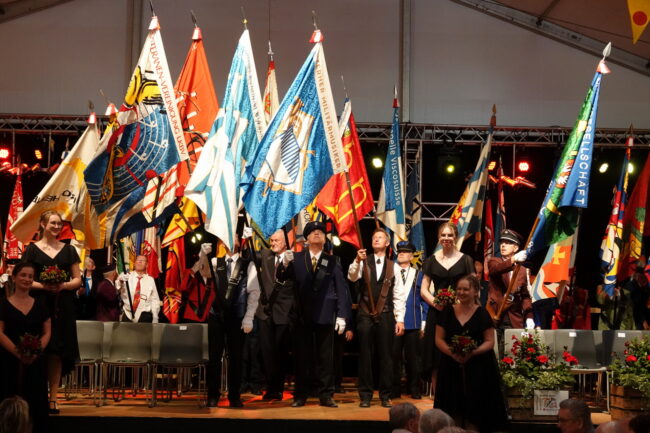 Veteranenehrung des LKBV am Luzerner Kantonal Musiktag Ruswil