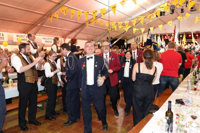 Veteranenehrung des LKBV am Luzerner Kantonal Musiktag Ruswil