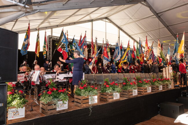 Veteranenehrung des LKBV am Luzerner Kantonal Musiktag Ruswil