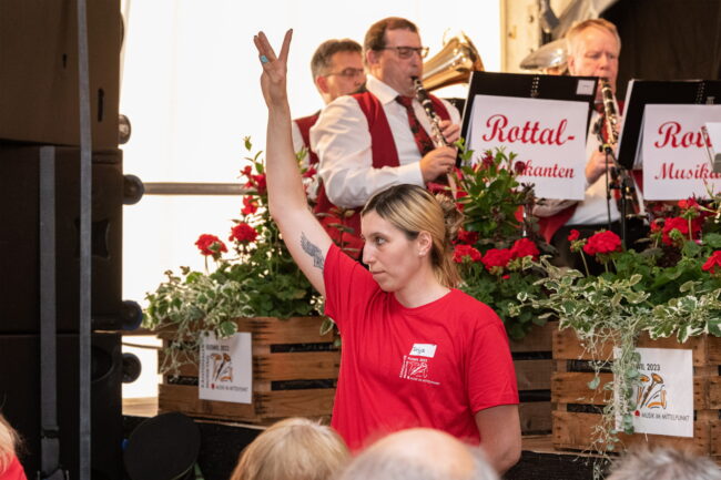 Veteranenehrung des LKBV am Luzerner Kantonal Musiktag Ruswil