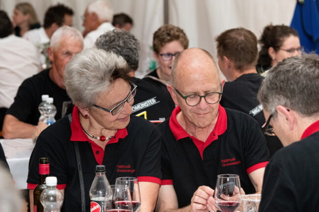 Veteranenehrung des LKBV am Luzerner Kantonal Musiktag Ruswil