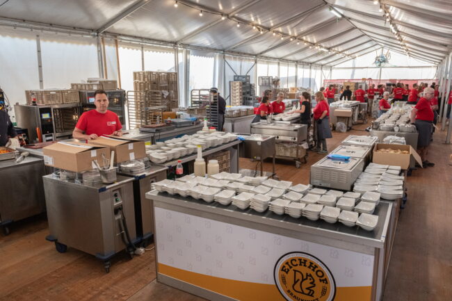 Helferinnen und Helfer am Luzerner Kantonal Musiktag Ruswil